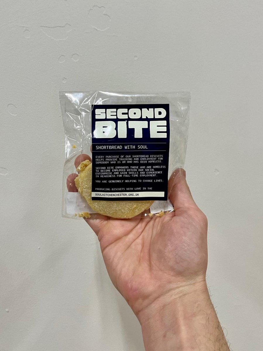 Our brilliant Second Bite team of Donna, Tommy &amp; Cal have been back in the kitchen today baking more shortbread biscuits! 
The Chester Townhouse and Share Chester - ShareShop are now re/stocked and ready for you!!