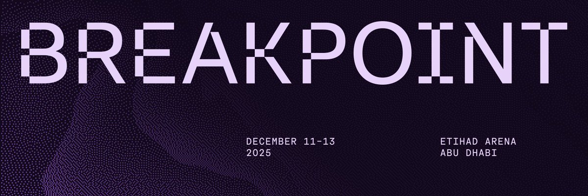 Maky_sol's tweet image. Can&apos;t wait for Breakpoint 2025! 👀

Every year, it just gets better and better with @SolanaConf 🔥