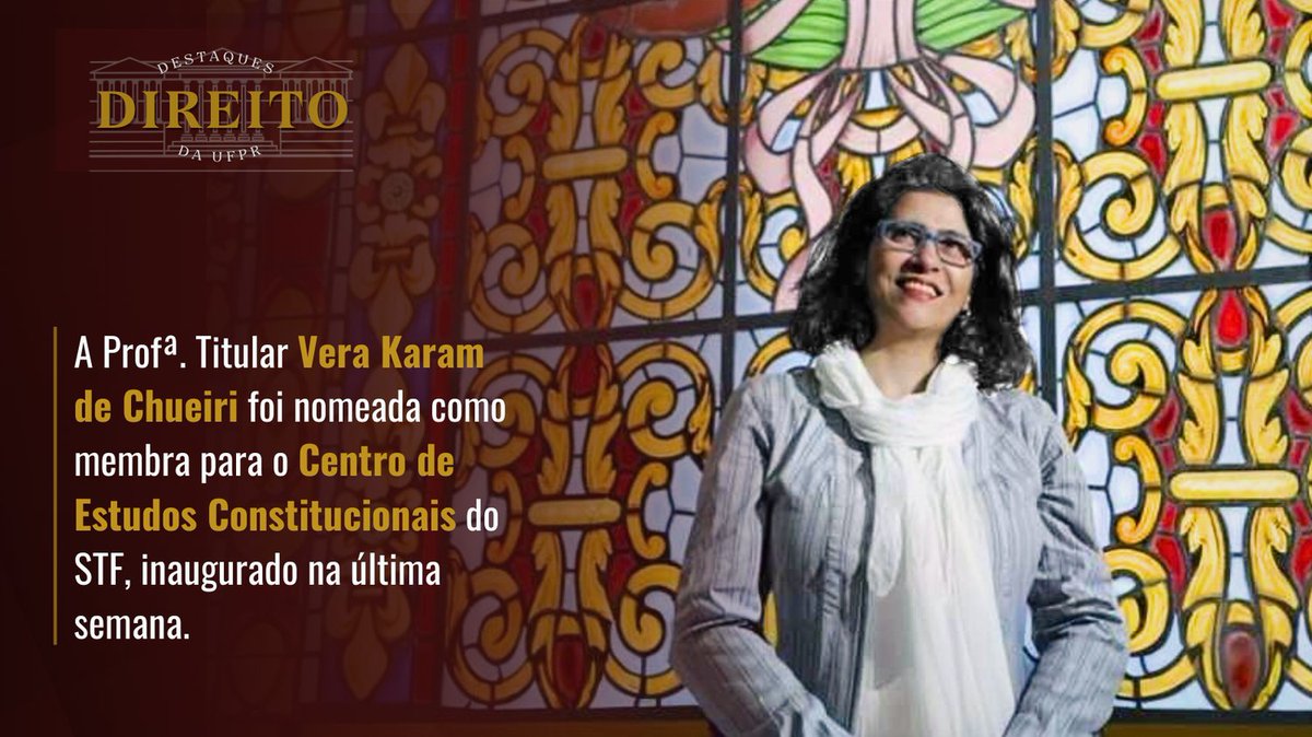 Criado pelo presidente do STF, ministro Edson Fachin, o Centro de Estudos Constitucionais tem o propósito de ser um espaço de produção e difusão do saber jurídico, estimulando pesquisas, formações, publicações e cooperação nacional e internacional. 

Parabéns professora Vera!