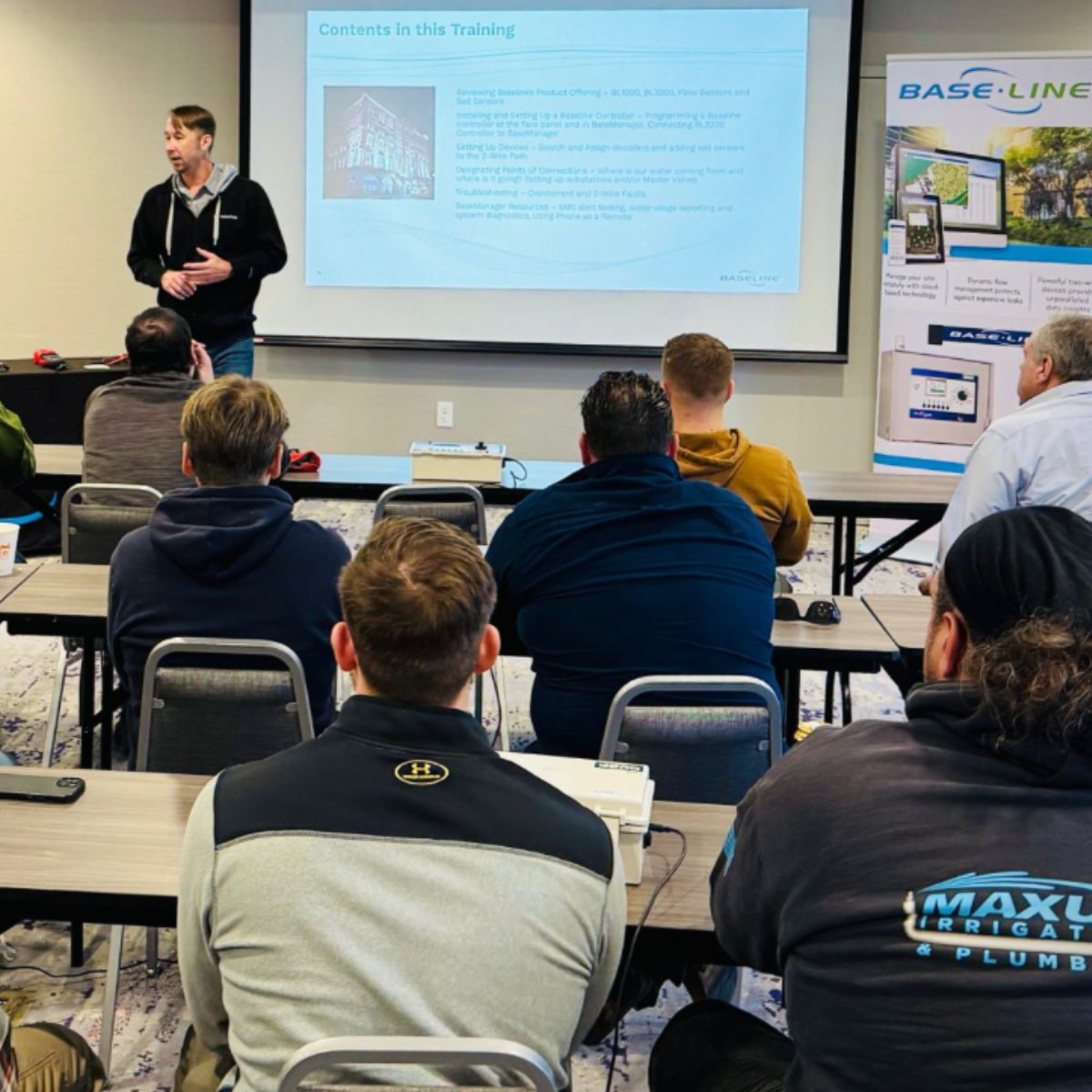 Training complete ✅

Techs trained. Knowledge shared. Smarter irrigation ahead. Thanks for joining our Baseline session and investing in sustainable landscapes!

#throwback #hydropoint #baselineirrigation  #smartwatermanagement