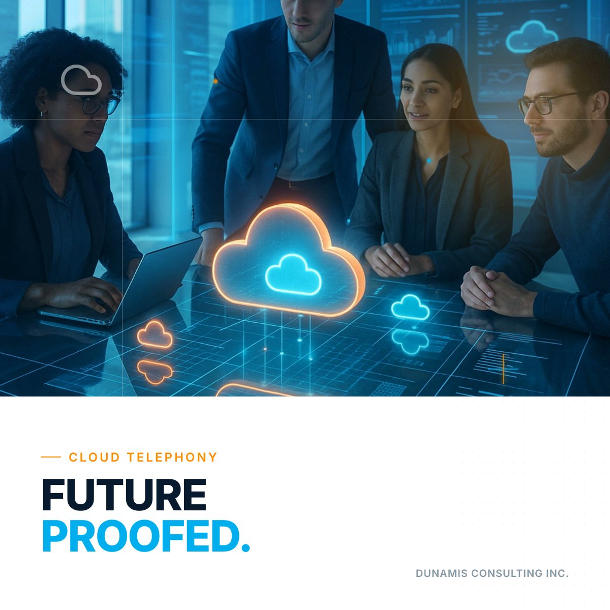GetDunamis's tweet image. The more you know: By 2027, 77% of telecoms will be cloud-based: yet hesitation lingers. How we help: Dunamis surfaces hidden opportunities and unlocks cloud ROI. Waiting means risking agility. Activate your advantage now. #CloudTelephony #FutureReady