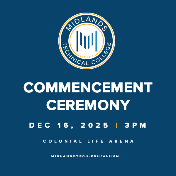 MidlandsTech's tweet image. Our Winter Commencement Ceremony is almost here, and invitations have been sent out 🎓! We can&apos;t wait to celebrate with you, Mavericks 💙.

All graduates: check your emails and contact the registrar with any questions.