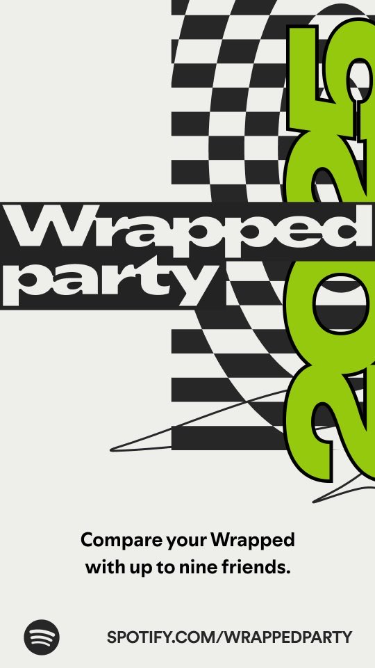 Join my Wrapped Party right now to compare our 2025 listening.  open.spotify.com/presents/party…