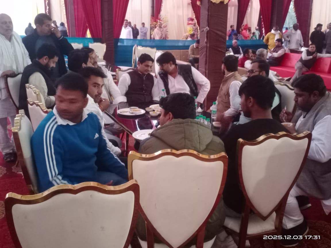 सफीदों के पूर्व विधायक श्री सुभाष गांगोली जी के सुपुत्र के शादी समारोह में जाकर नवविवाहित समेत पूरे परिवार को शुभकामनाएं दीं। इस अवसर पर कई स्थानीय लोगों से भी मुलाकात हुई।