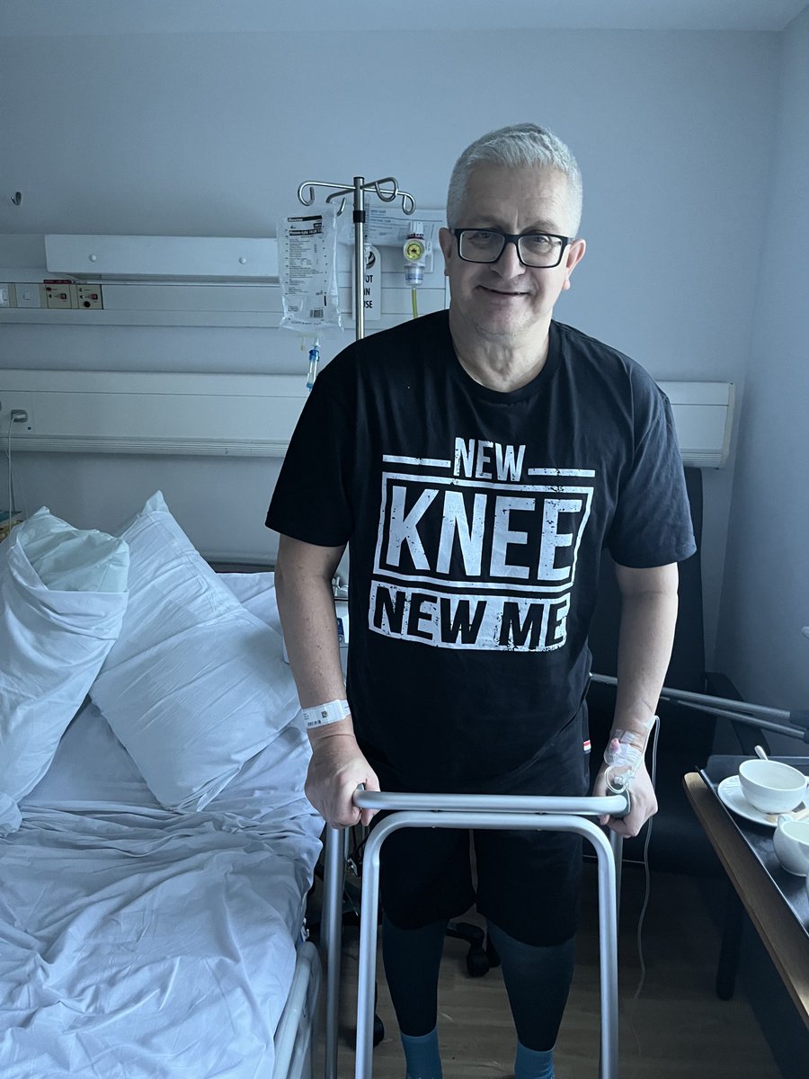 A Nasese knee has been replaced 🏃‍♂️ #naseserunner #bionicman