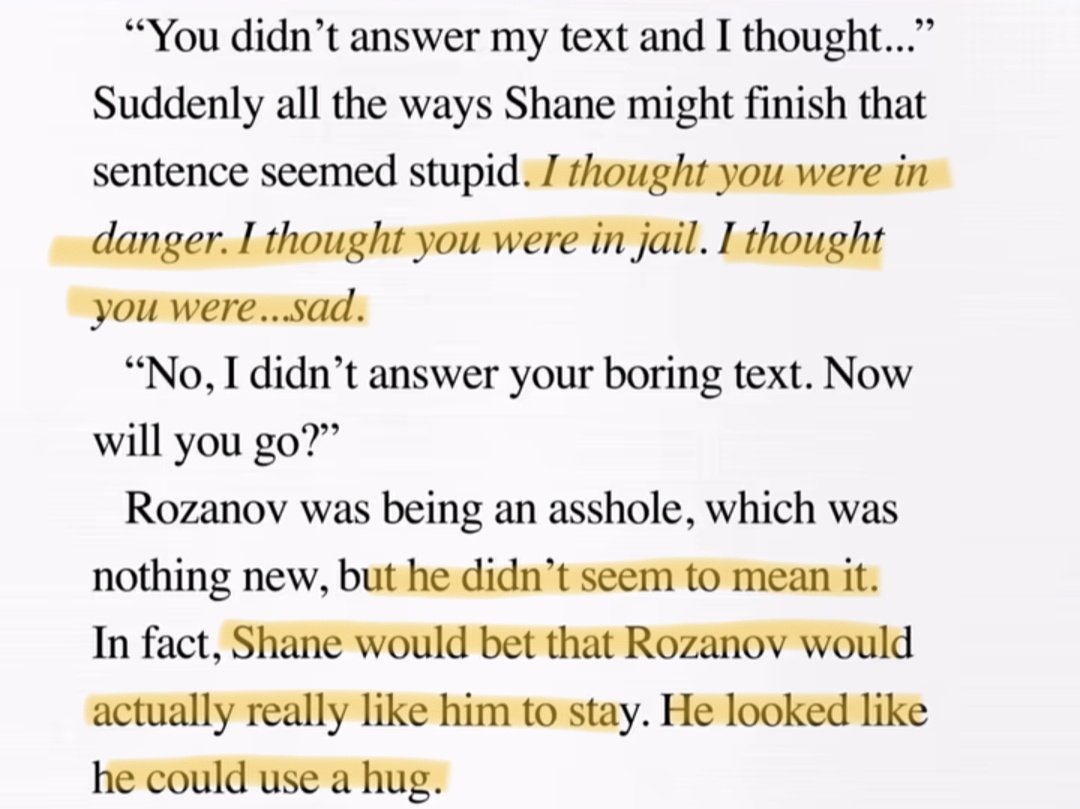 the way shane immediately understood that ilya didn’t really mean those words and that he just needed a hug. they are the definition of interlinked.