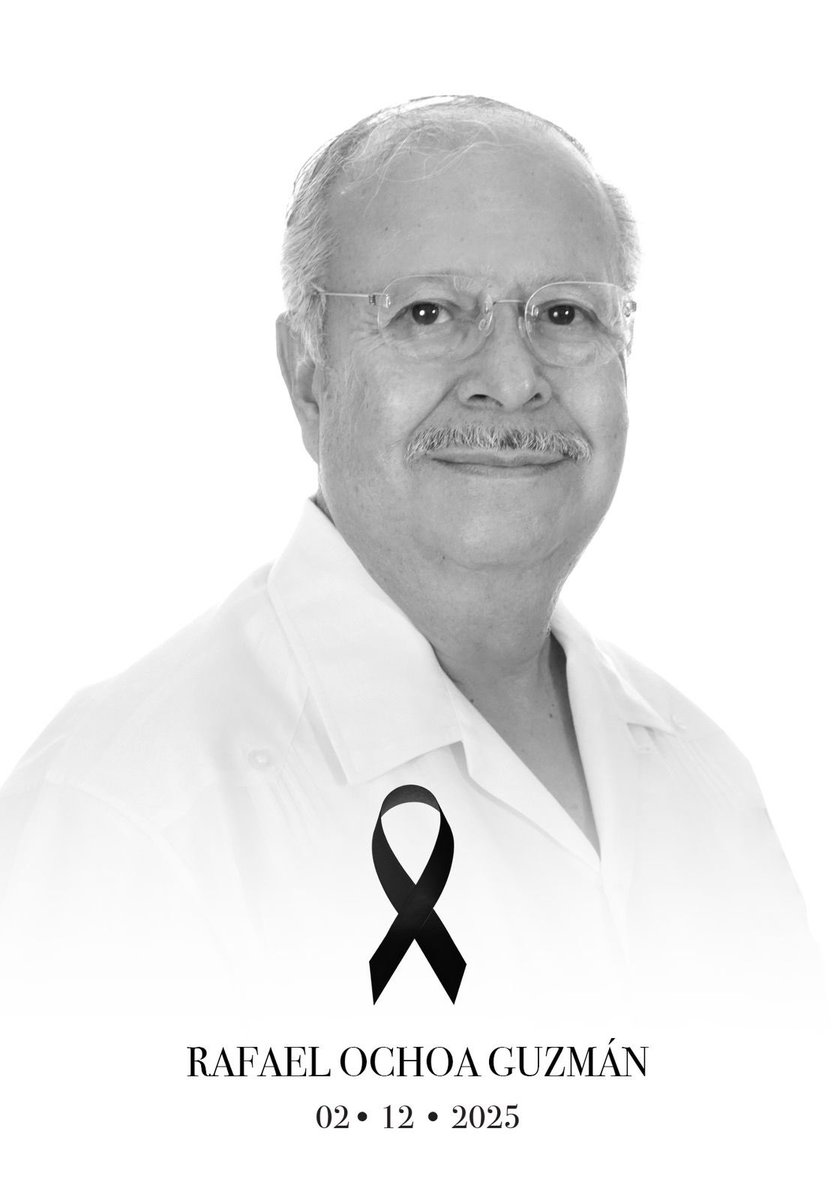 garechigas's tweet photo. Lamento el sensible fallecimiento de mi amigo el Mtro Rafael Ochoa Guzmán, su legado al magisterio nacional nos permitirá tenerlo siempre presente. Que en paz descanse.
Abrazo solidario a su familia. https://t.co/gy3yx21Qpv