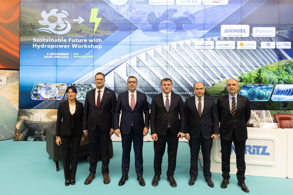 Hidroelektrik İş İnsanları Derneği ( #HESİAD ) tarafından düzenlenen “Hidroelektrikte Sürdürülebilir Gelecek Çalıştayı” DSİ Genel Müdürlüğü Konferans salonunda gerçekleştirildi.
⚡️
Detaylar için👇🏻 ;
euas.gov.tr/haberler/hidro…