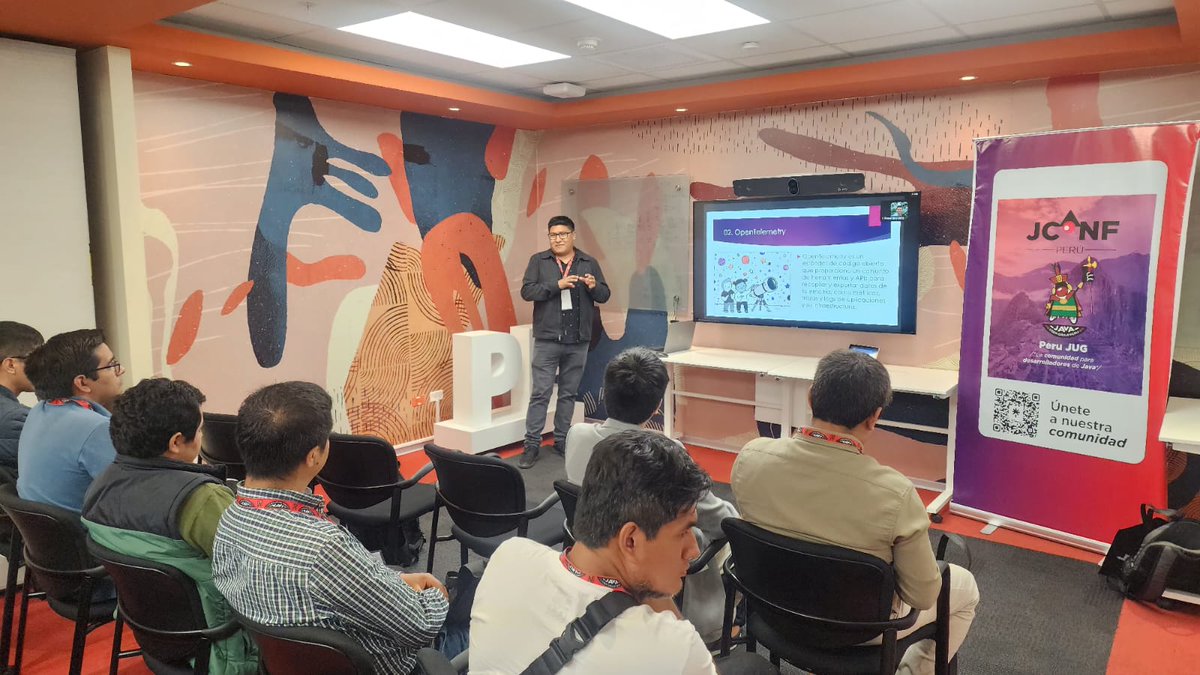 jdluna's tweet image. Arranca la #JConfPeru2025 ☕🚀 Un día lleno de Java, comunidad y buenas charlas. ¿Listo para aprender y conectar con la escena tech? #Java @perujug