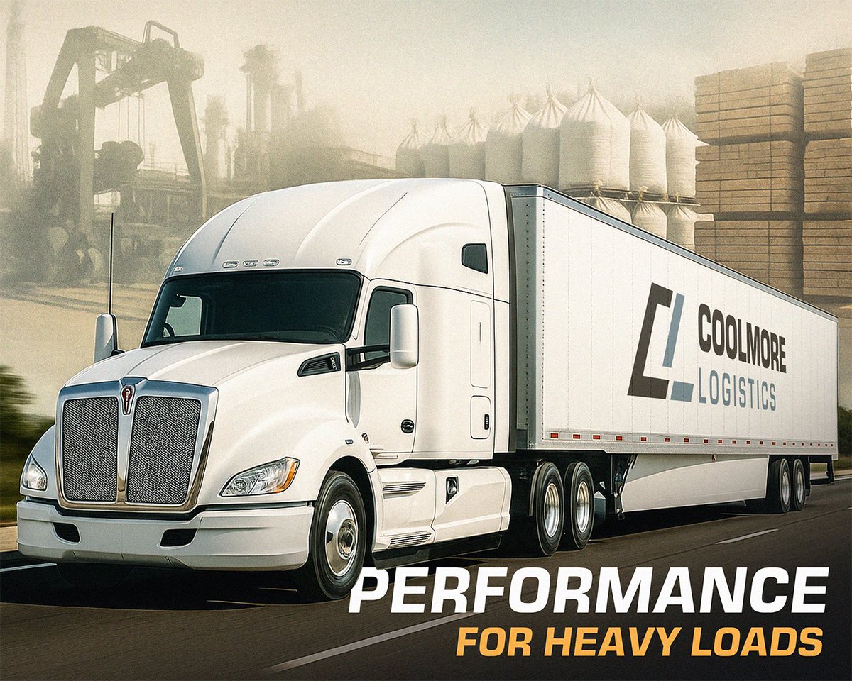 Coolmore Logistics is the asset-based logistics provider you call when “on time, in full, and intact” is non-negotiable.

We respect appointment windows and protect your freight from first strap to final signature.

#Logistics #Shippers #Transportation #SupplyChain #3PL