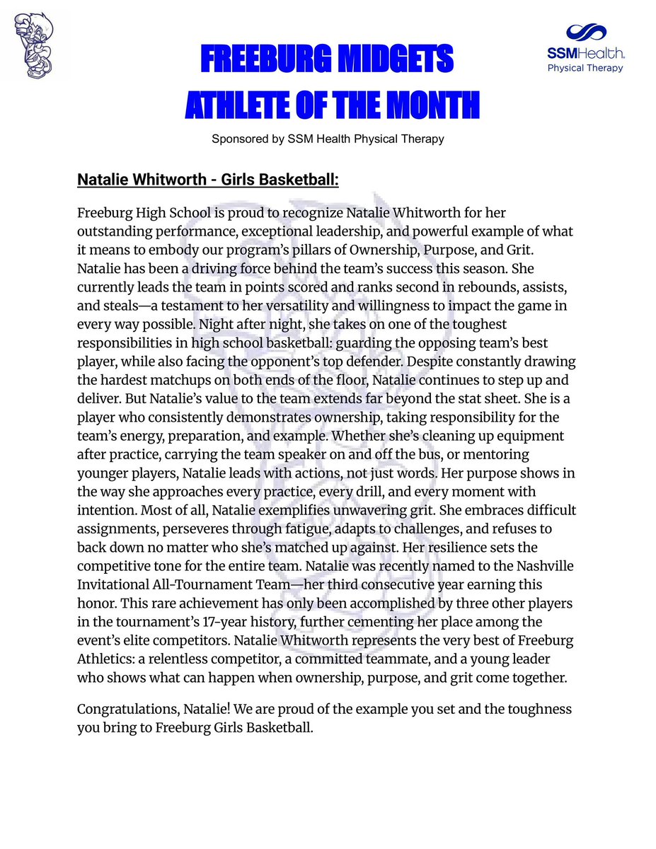 Freeburg Athletics tweet media