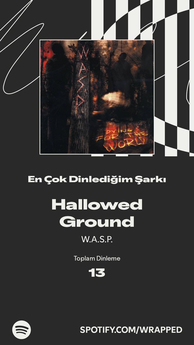 Bu yıl Hallowed Ground gönlüme taht kurdu. Daha fazlası #SpotifyWrapped hikayemde    Hiç değişmiyor i. Her sene geleneksel spotify.com/wrapped-share/…