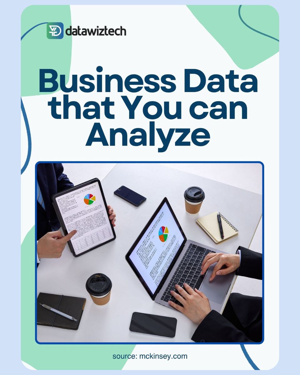 Datawiztec's tweet image. Unlock Your Business Potential with Data Analysis!
Ready to see further into the future? Cutting-edge technology helps your company leverage the full power of its data!

From Social Media Marketing insights (demographics, engagement) to key Operational &amp;amp; Financial Data (CLV,…