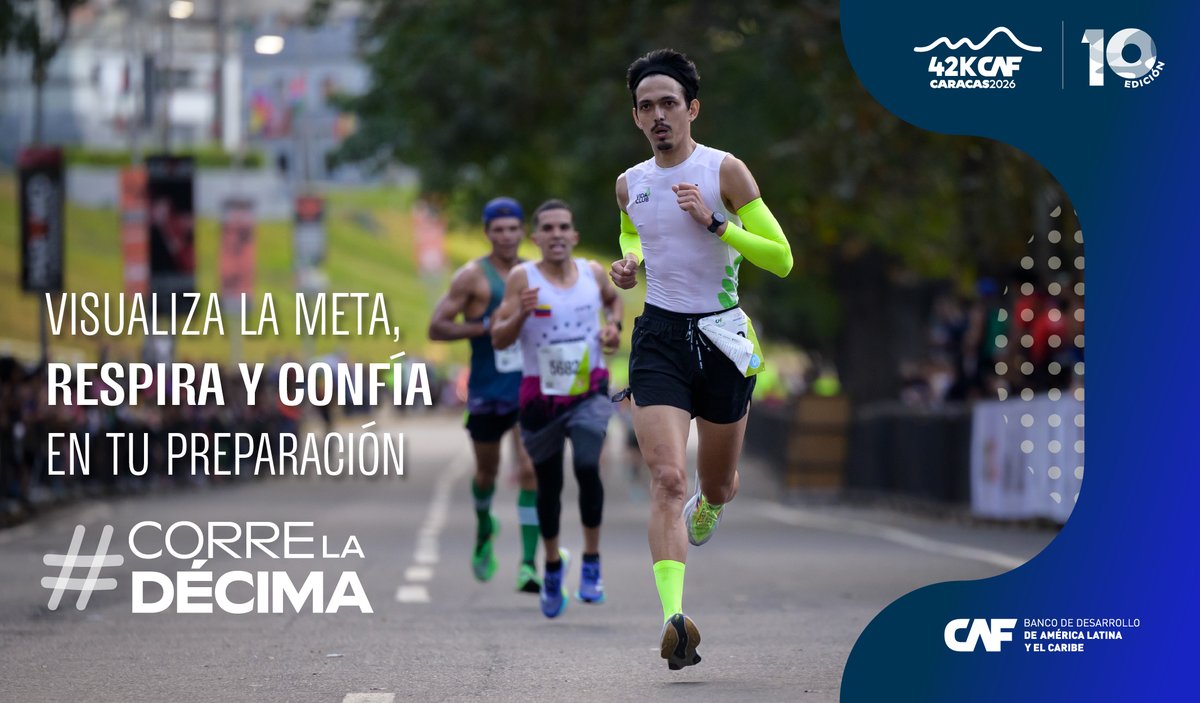 Todo es parte del proceso y hay que disfrutarlo. Cada paso suma, cada pensamiento impulsa.
#MaratónCAF #CorreLaDécima