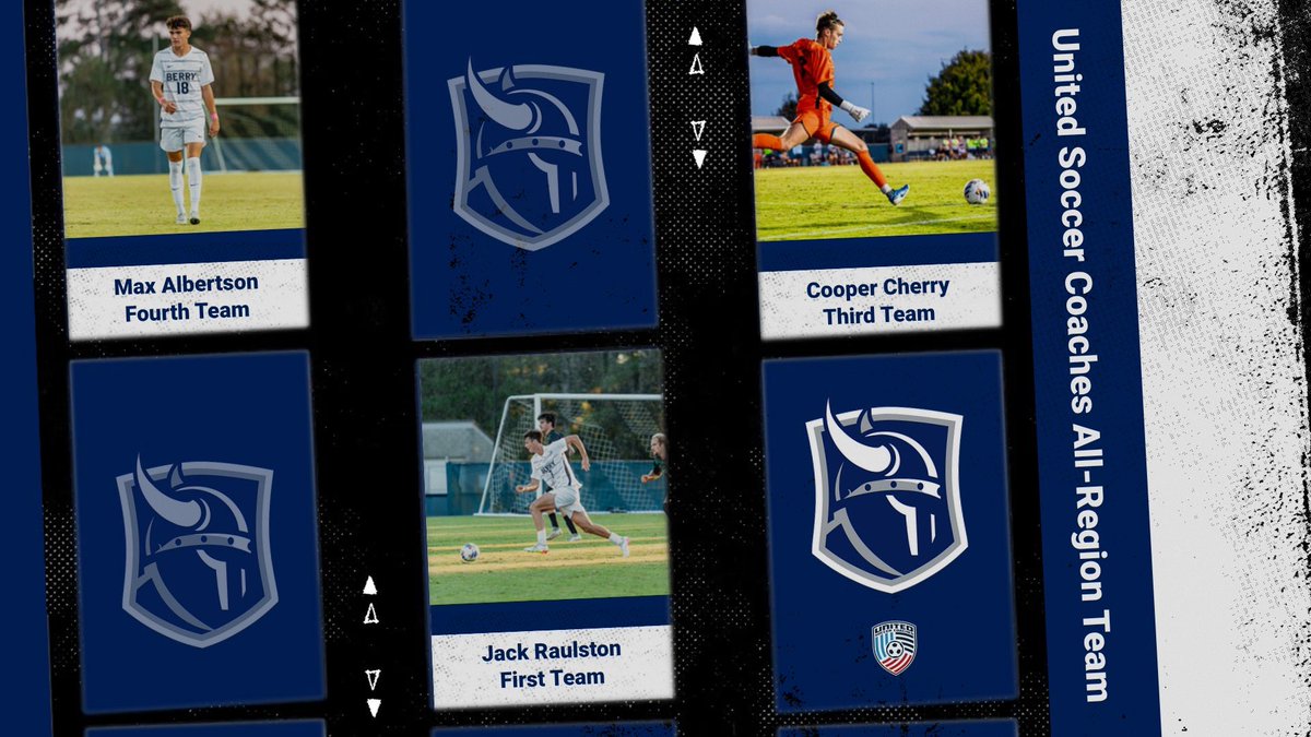 BerryVikings's tweet photo. Jack Raulston, Cooper Cherry, and Max Albertson, all selected to United Soccer Coaches All-Region Team!😎

#WeAllRow #BattleBerry https://t.co/vK5Hogtmp7