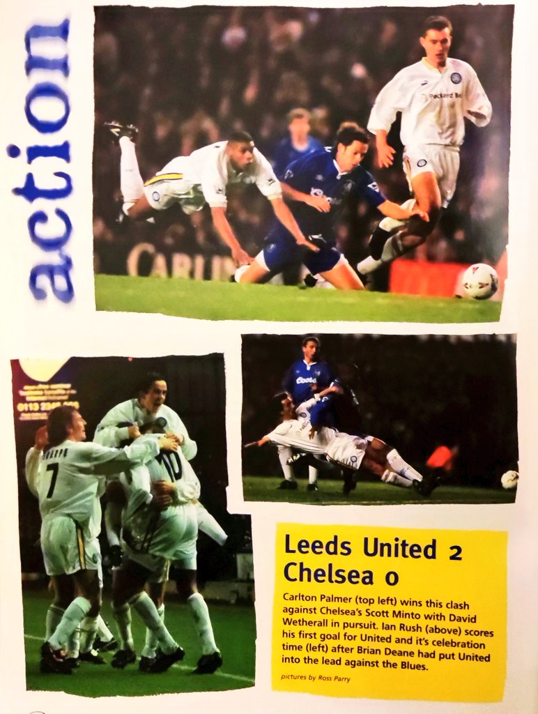 From the #LeedstatsArchive #lufc v #cfc Dec'96 Scenes as United score twice in three minutes, including a first competitive Leeds goal for Ian Rush (three 0-0s followed this btw) <a href="/lufcstats/">stats</a> <a href="/LUSCgriffinLUFC/">Leeds United Nostalgia #OnThisDay - LUSC Griffin</a> <a href="/MrMacca1992/">Mark Ledgard</a> <a href="/RayAshworth1/">Guiseley White</a> <a href="/andylimb/">Andy Limb</a>