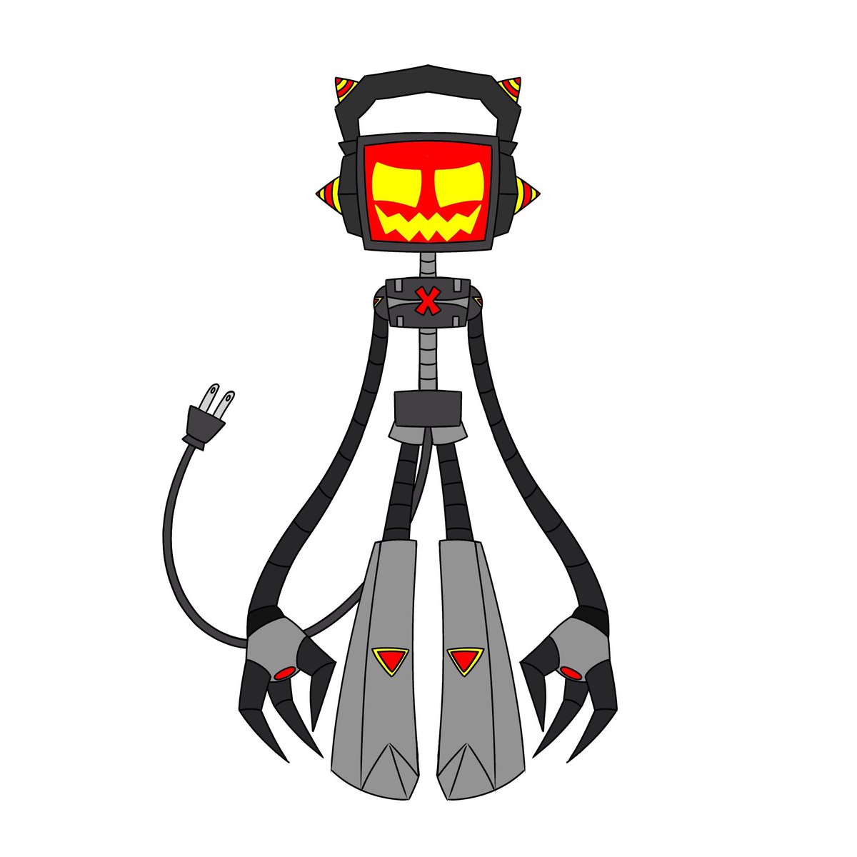 Zenotroid's tweet image. Falsnote is officially BACK in business and looking really snazzy while at it!
And for those curious, his arms/limbs do extend.

(Art by @Random_FaXdom)

#Zenotroid #Falsnote #Art #Mimic