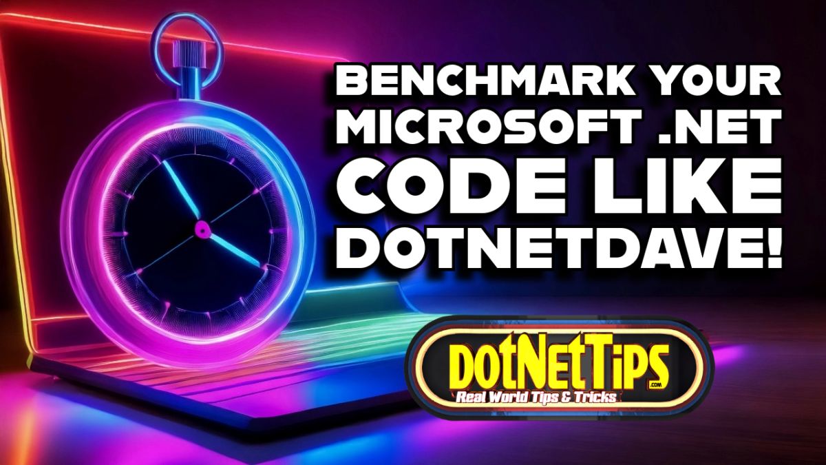 realDotNetDave's tweet image. Want to make your .NET code faster? 🚀 Benchmarking is key! Learn how to measure performance, catch bottlenecks, and optimize your code using BenchmarkDotNet &amp;amp; Spargine. Don&apos;t ship slow code! ⚡ 
dotnettips.wordpress.com/2022/11/28/ben…
#dotNET #Benchmarking #BenchmarkDotNet #MVPBuzz