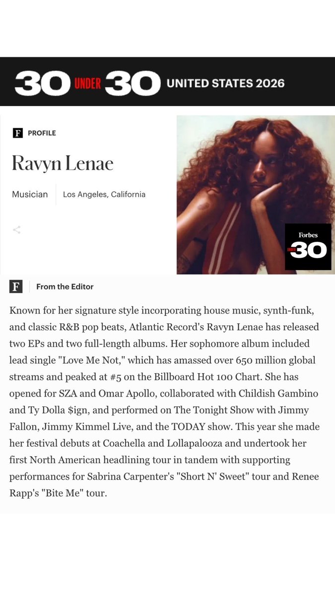 FORBES! ♥️⭐️🥹