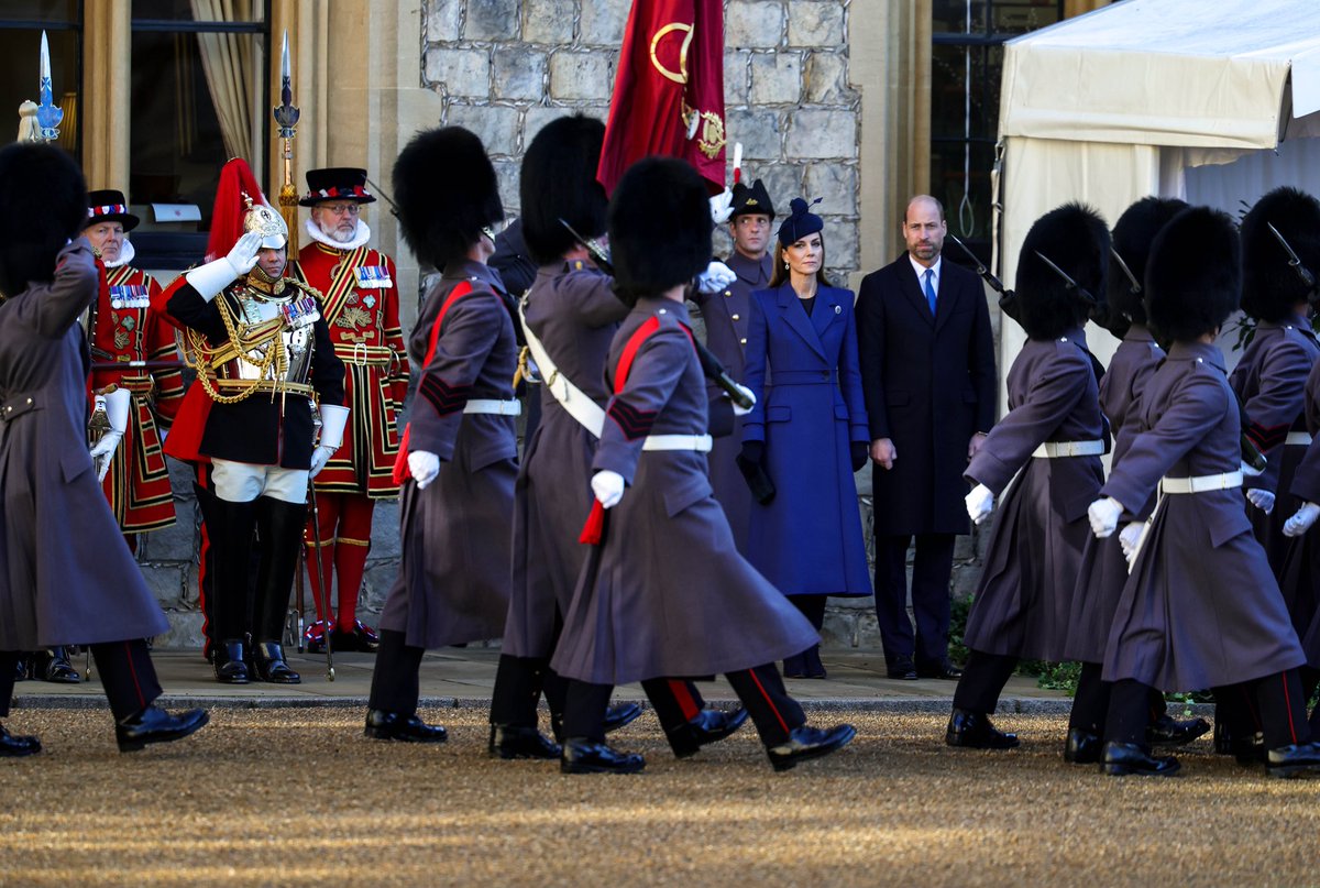 KensingtonRoyal's tweet image. A pleasure to welcome German President Frank-Walter Steinmeier and Elke Büdenbender to Windsor today 🇩🇪🤝🇬🇧