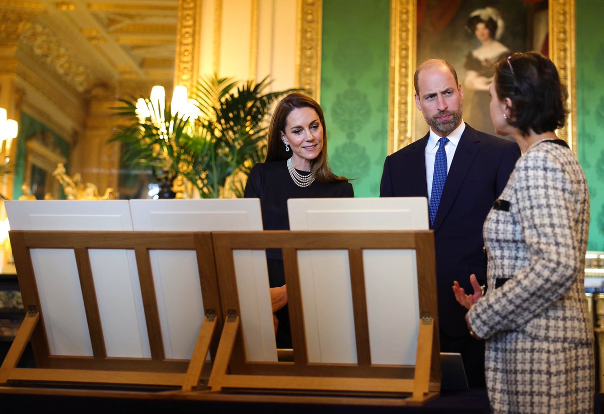 KensingtonRoyal's tweet image. A pleasure to welcome German President Frank-Walter Steinmeier and Elke Büdenbender to Windsor today 🇩🇪🤝🇬🇧