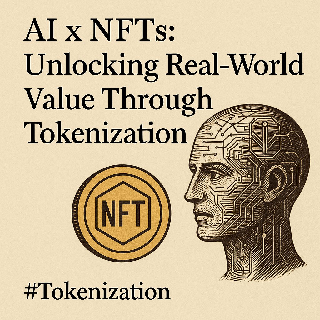 nftcommunitymag's tweet image. AI x NFTs: Unlocking Real-World Value Through Tokenization 💡
AI isn’t just reshaping digital art — it’s laying the foundation for a new economy of tokenized real-world assets.
Imagine deeds, stocks, or rights becoming liquid, accessible, and interoperable.
#NFTs #Tokenization