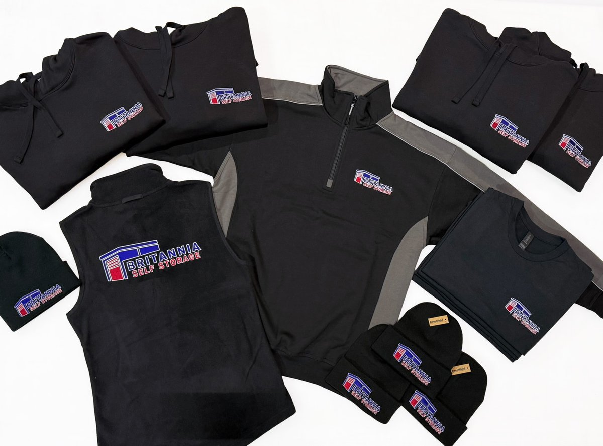 WizardEmb's tweet image. Custom workwear bundle for #BritanniaSelfStorage
Embroidered on the left chest and rear 🧵💯

wizardembroidery.co.uk

#wizardembroidery #branding #embroidered #workwear #uniform #workwearbundle #workwearpackage #britanniaselfstorage #selfstorage #smallbusiness #familybusiness
