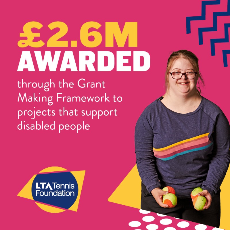 the_LTA's tweet photo. On International Day of Disabled People, we celebrate the impact of LTA Tennis Foundation funding on breaking down barriers and creating opportunities for disabled people in tennis and padel.

Read more about the transformative impact this funding is having ⤵️