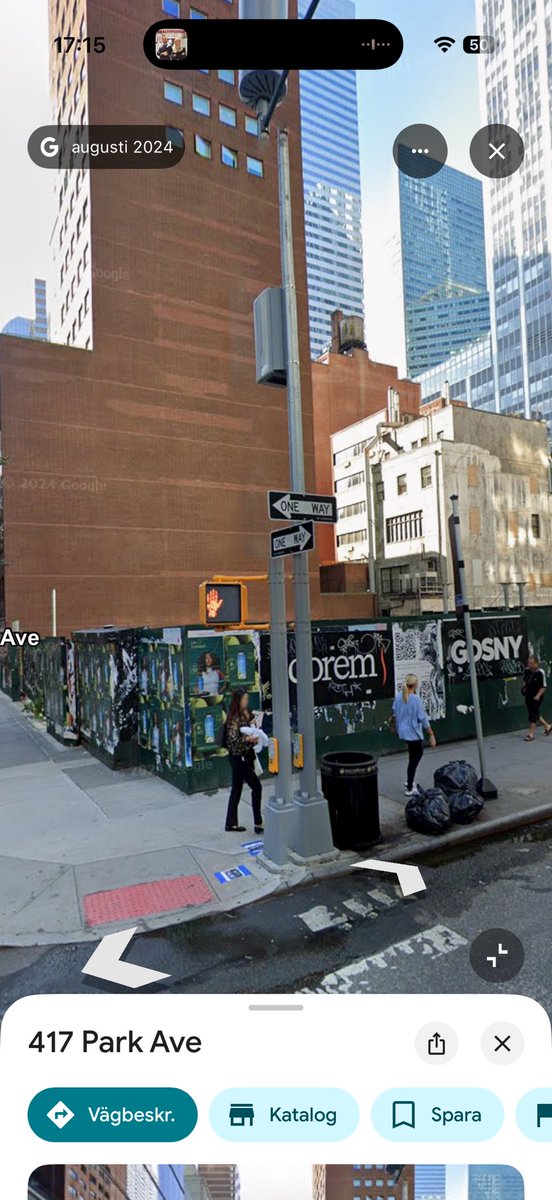 $2.5bn för ett gathörn med iofs snygg adress: 417 Park Ave $corem