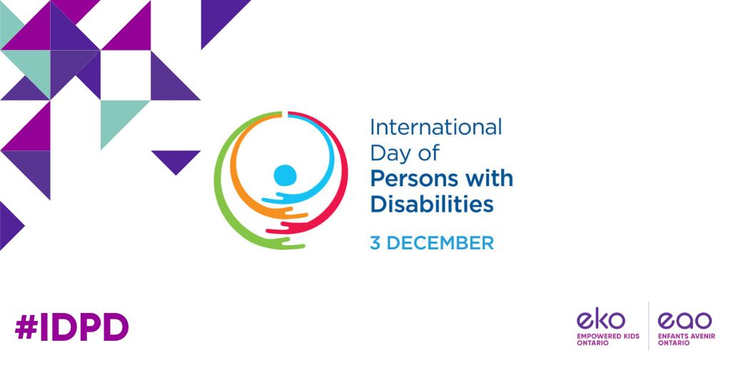 Today is the International Day of Persons with Disabilities, a reminder that inclusion isn’t optional. It’s essential.

Building an equitable society means removing barriers for people with disabilities and ensuring their voices lead the way.

#IDPD #EmpoweredKidsOntario