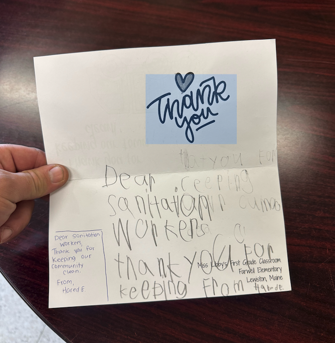 CasellaWaste's tweet photo. Forever thankful for surprises like this! 🥰 

♻️ Daniel Gagne
📍 Lewiston, ME https://t.co/EjIQq6EG31