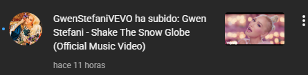 Me muero con la foto de perfil de Gwen Stefani en YouTube, parece Moni Argento JAJAJJAJA