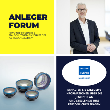 Jenoptik im SdK-Anlegerforum – jetzt anmelden! 👇💡

Am Donnerstag, 04.12.2025 um 18:30 Uhr, stellt sich <a href="/Jenoptik_Group/">Jenoptik Group</a> in unserem 60-minütigen Online-Format vor – inklusive Präsentation und offener Q&amp;A-Runde.

🔗 Kostenfreie Anmeldung: join.next.edudip.com/de/webinar/sdk…