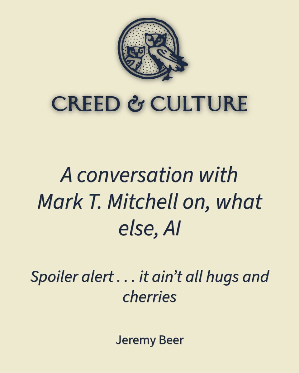 C_and_C_Books's tweet image. Be sure to check out our latest Substack post as well as our interview with Mark Mitchell!

#interview #substack #books #article #creedandculture #publishing #nashville