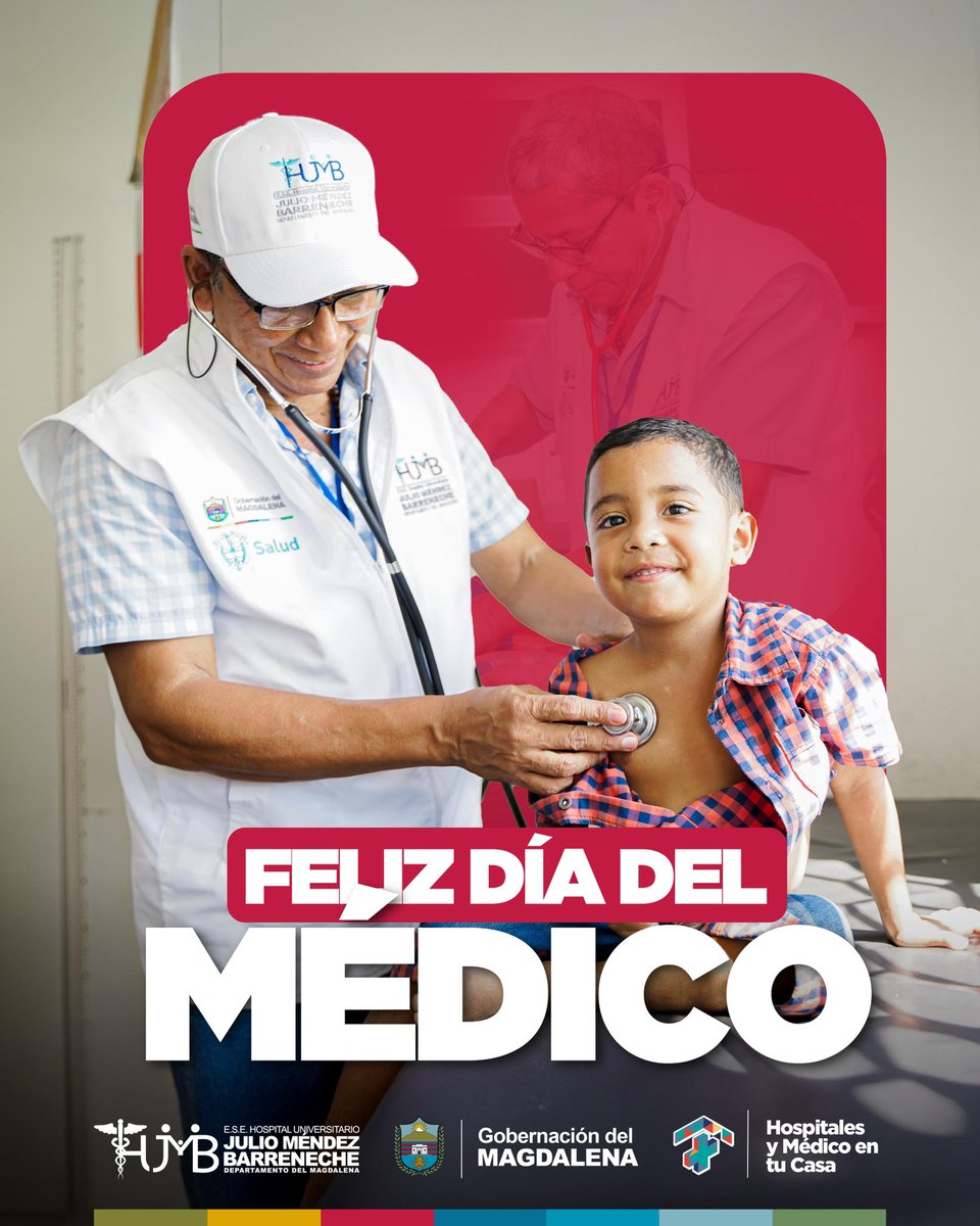 hujuliomendezb's tweet photo. 👩🏽‍⚕️👨🏻‍⚕️Hoy celebramos a quienes convierten la vocación en un acto diario de servicio y humanidad.

En el @hujuliomendezb honramos a nuestros médicos, quienes con dedicación, conocimiento y empatía cuidan la salud de nuestras comunidades y recorren el territorio llevando esperanza. https://t.co/LZQKbXqdtB