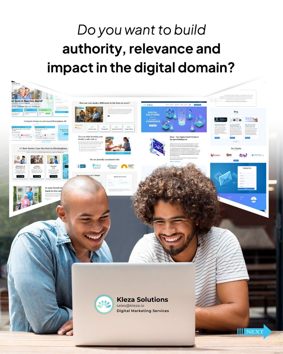 klezasolutions's tweet image. Is your site helping or hurting you? Slow speeds and poor design drive customers away. We build fast, stunning, secure websites. Let&apos;s talk! 📞 +91 7396146227 | +1 913-800-2728. Visit kleza.io/services/websi… for more info. 
#websitedevelopment #CustomWebDesign #businessgrowthtips