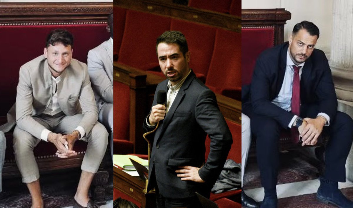 ChaRocher's tweet image. Des délinquants VOTENT nos lois : Sébastien Delogu a été condamné à 5 000€ d’amende pour violences aggravées contre une CPE et un proviseur, Andy Kerbrat a été condamné pour achat de stupéfiants à un mineur et Raphaël Arnault a été condamné à 4 mois de prison avec sursis pour…