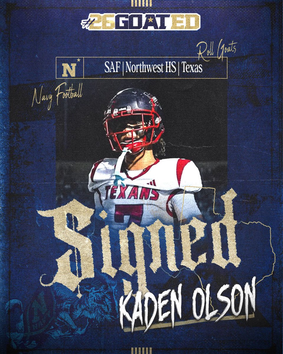 Blessed!  #GoNavy #RollGoats 

<a href="/NavyFB/">Navy Football</a> <a href="/NavyFBrecruit/">Navy Football Recruiting</a> <a href="/NHSRecruits/">Northwest High School Football Recruiting</a> <a href="/BDPRecruiting/">Bryan Payton</a>