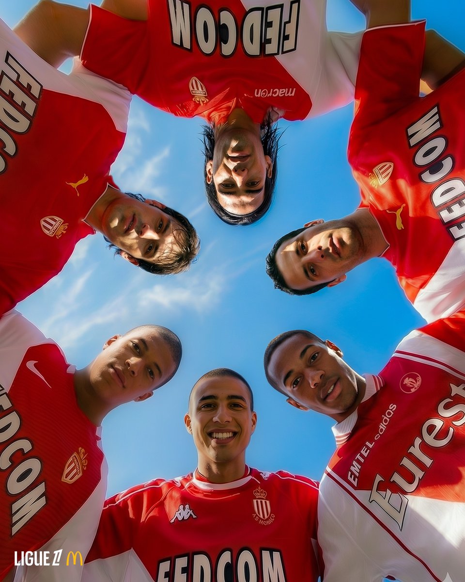 Ligue1's tweet photo. Les Princes de l'@AS_Monaco 👑 https://t.co/C7GEcd8IJ5