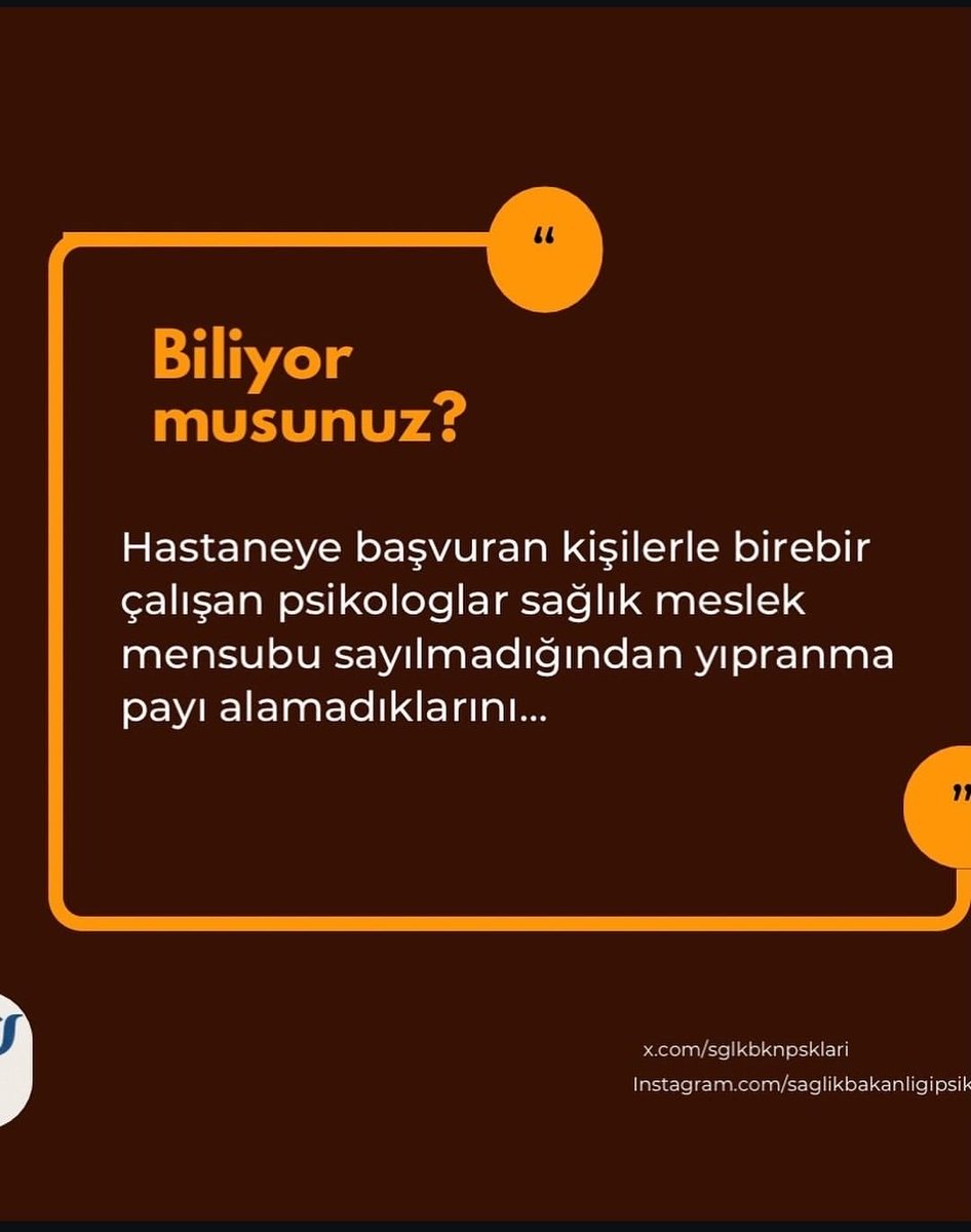 Sağlık Bakanlığında Çalışan Psikologlar Platformu (@sglkbknpsklari) on Twitter photo 