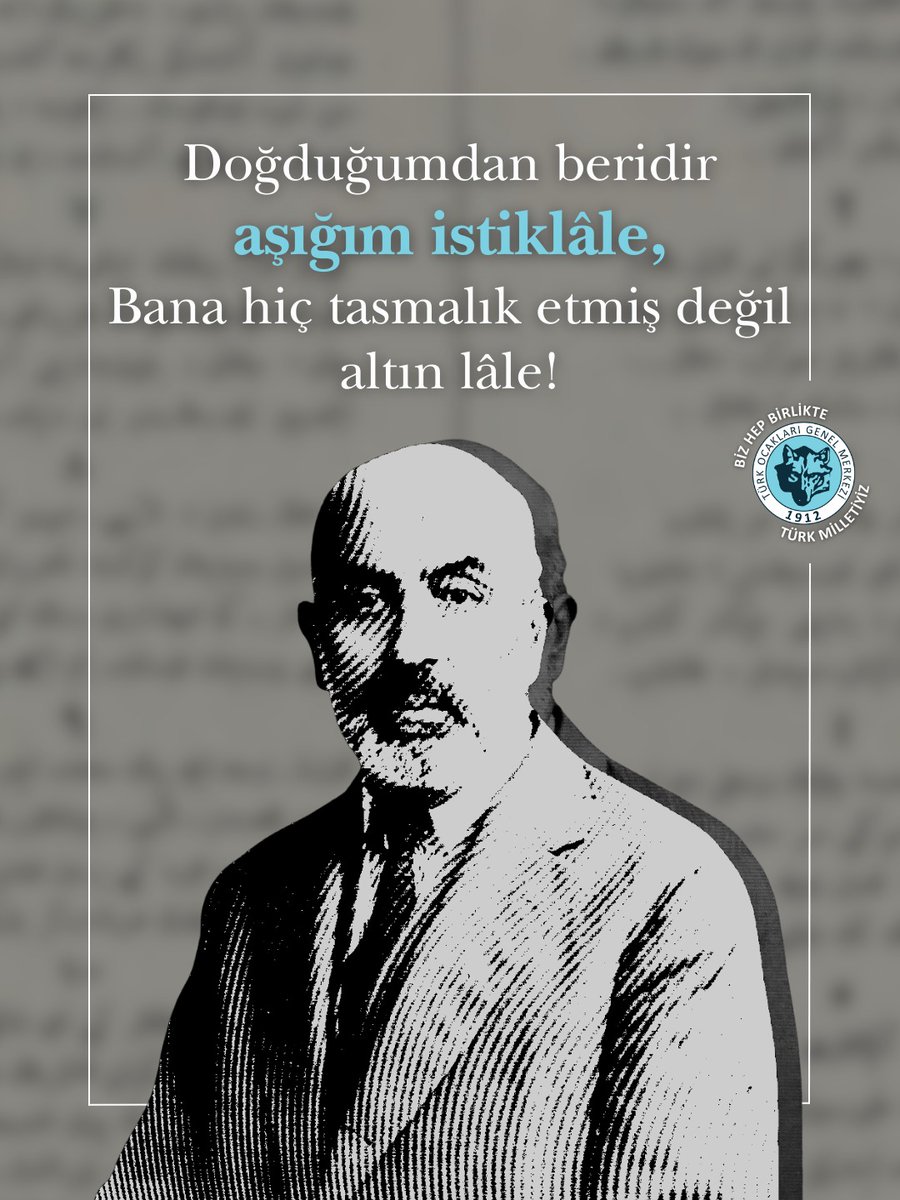 İstiklal Şairimiz, Mehmet Âkif Ersoy’u vefat yıl dönümünde rahmet ve minnetle anıyoruz.