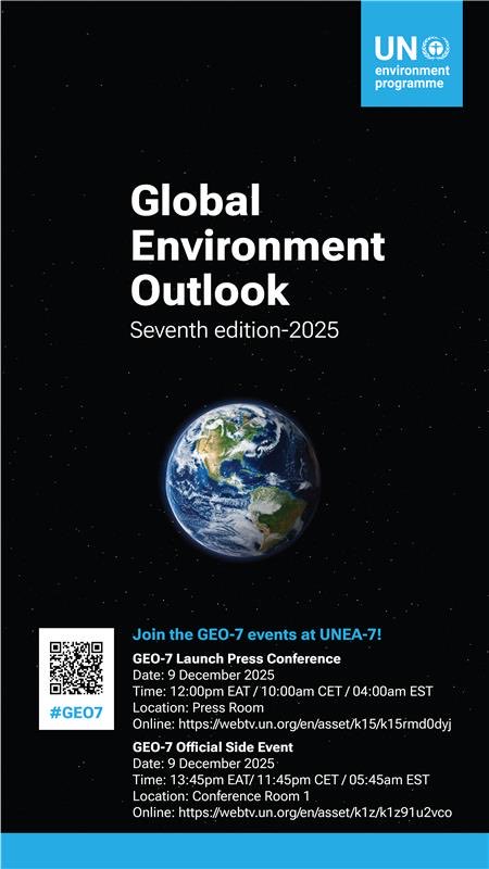 Próximo lanzamiento de #GEO7!!! Evaluación científica multidisciplinaria elaborada por 287 científicos de 82 países que se centra en el diagnóstico y las soluciones que se pueden tomar para afrontar las crisis ambientales globales. Un gusto haber colaborado como parte del MESAG.