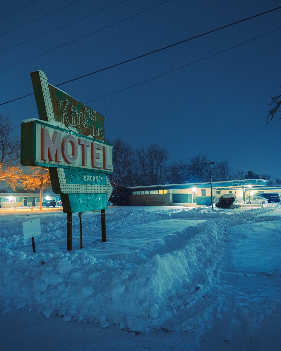 Feeling blue at the motel