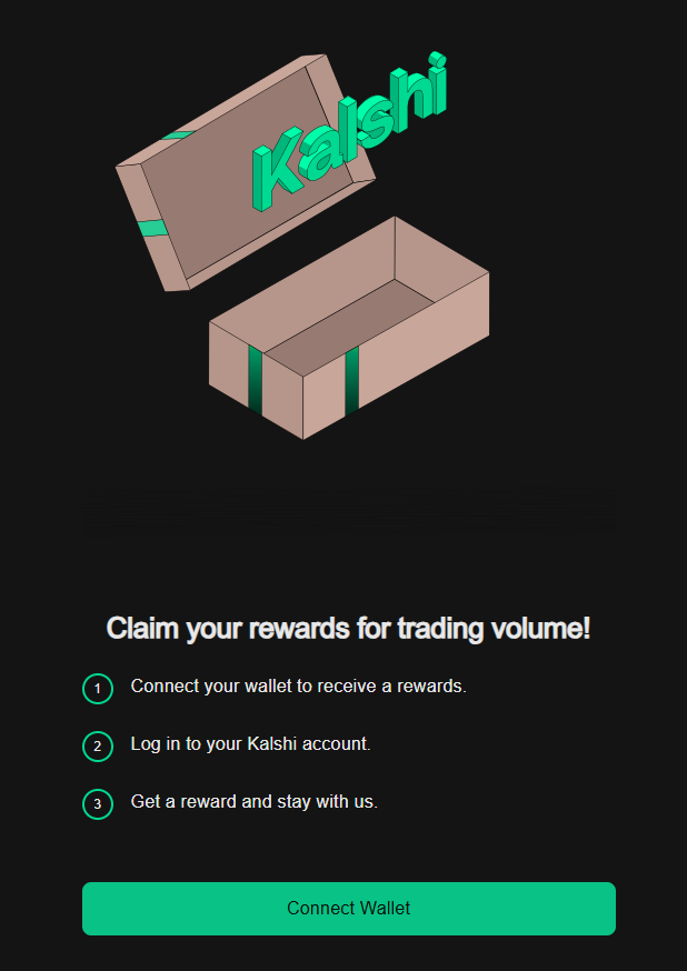 idos_fdn's tweet photo. @Kalshi 2/ Your volume is stacking faster than you think.

👉 https://t.co/PfBup3coab

Claim your rewards before everyone else does. https://t.co/gfIkRIQPVE