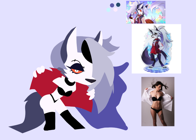 Finally done with the base colour for her... stay tuned for the final piece.
#HelluvaBoss #fanart #furry #Loona