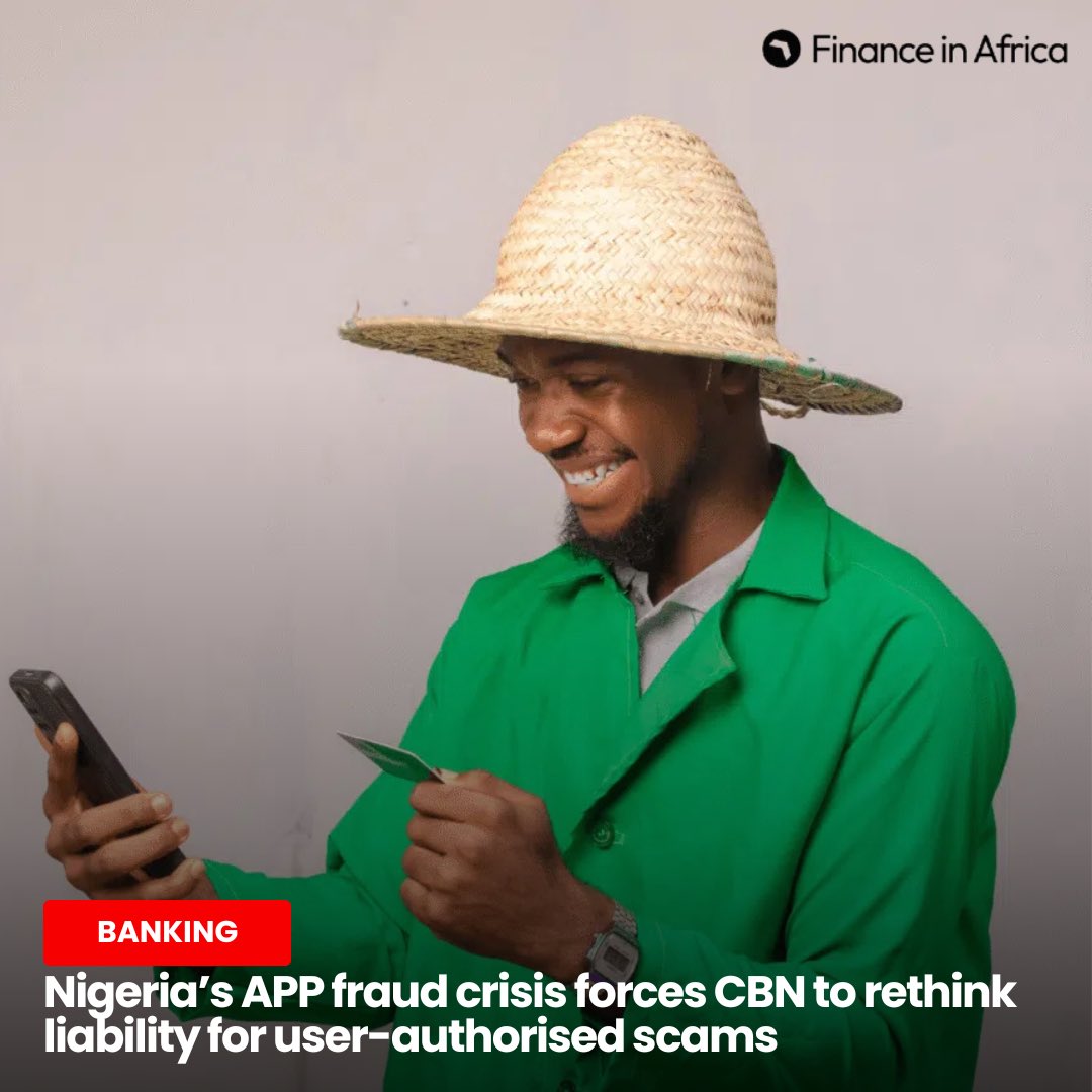 Nigeria’s banking system may be at a turning point. The CBN’s draft rules make banks &amp; fintechs liable for APP fraud, with mandatory reimbursements &amp; strict timelines. A major shift in protecting wallets in the digital economy.

Full report: financeinafrica.com/insights/niger…