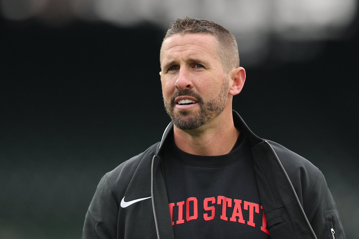 NBSMediaLIVE's tweet image. Looks like @USFFootball has its new head man. And the WR core just got better! After he is done leading the Buckeyes offense, Brian Hartline will start his first head coaching job. #NBSMedia #CFB