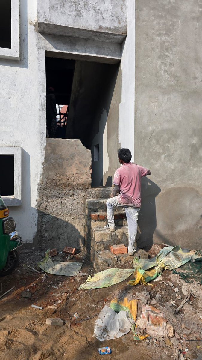 SUppalapatti's tweet photo. @CommissionrGHMC @GHMCOnline  @revanth_anumula @ZC_SLP @gadwalvijayainc  @TelanganaCMO '
Sir/Madam,This is to bring to your urgent notice that illegal encroachment and permanent construction construction on a GHMC-approved 60FT public road, now reduced to less than 25FT 
images https://t.co/6udR9BXnRs