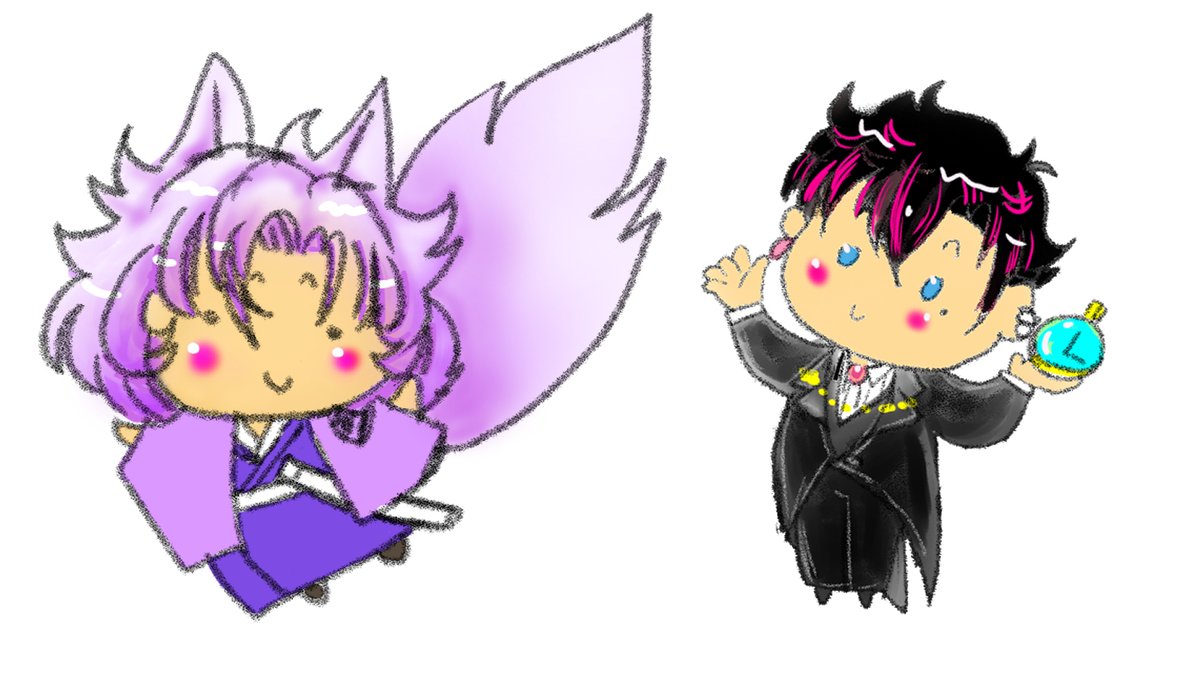 希少✨キャンバスアート10【にじいろバニー】ちびちび ちびちび ＃ふじっ狐アート ＃黒ナミ個展