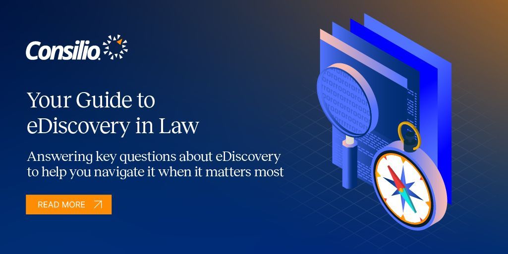 ConsilioGlobal's tweet image. eDiscovery is the foundation of modern litigation, and the days of paper discovery are long gone. 🗃️➡️💻
Learn key eDiscovery basics now.
📘 Your Guide to eDiscovery in Law: bit.ly/4pG15w8 
 #eDiscovery #LegalTech #LitigationSupport